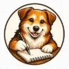 Furbivo Editorial Team dog mascot holding a pen